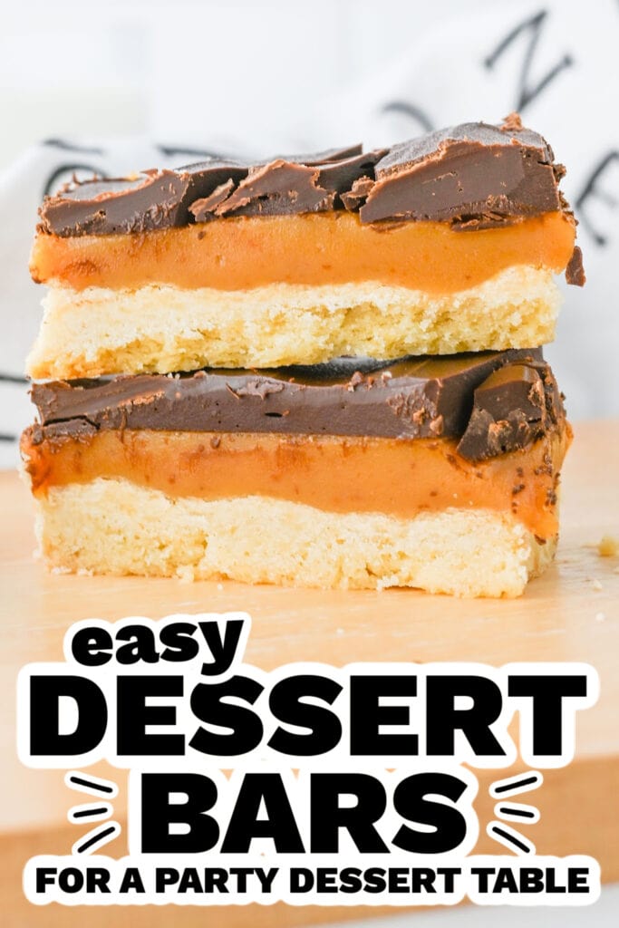 dessert bars -Homemade Twix Bars