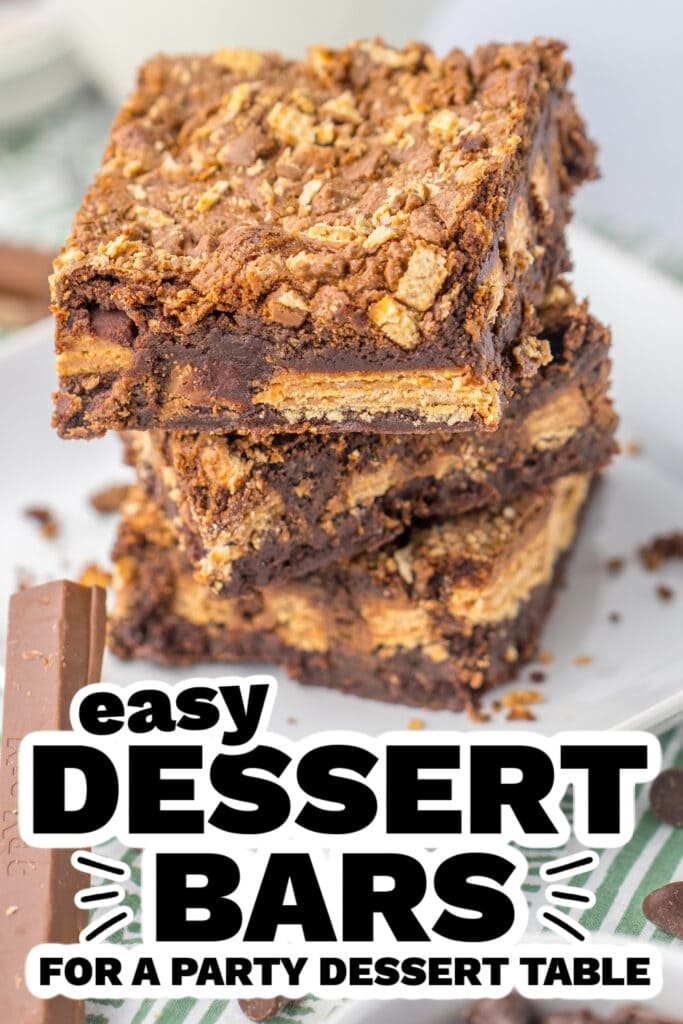 dessert bars -Kitkat Brownies