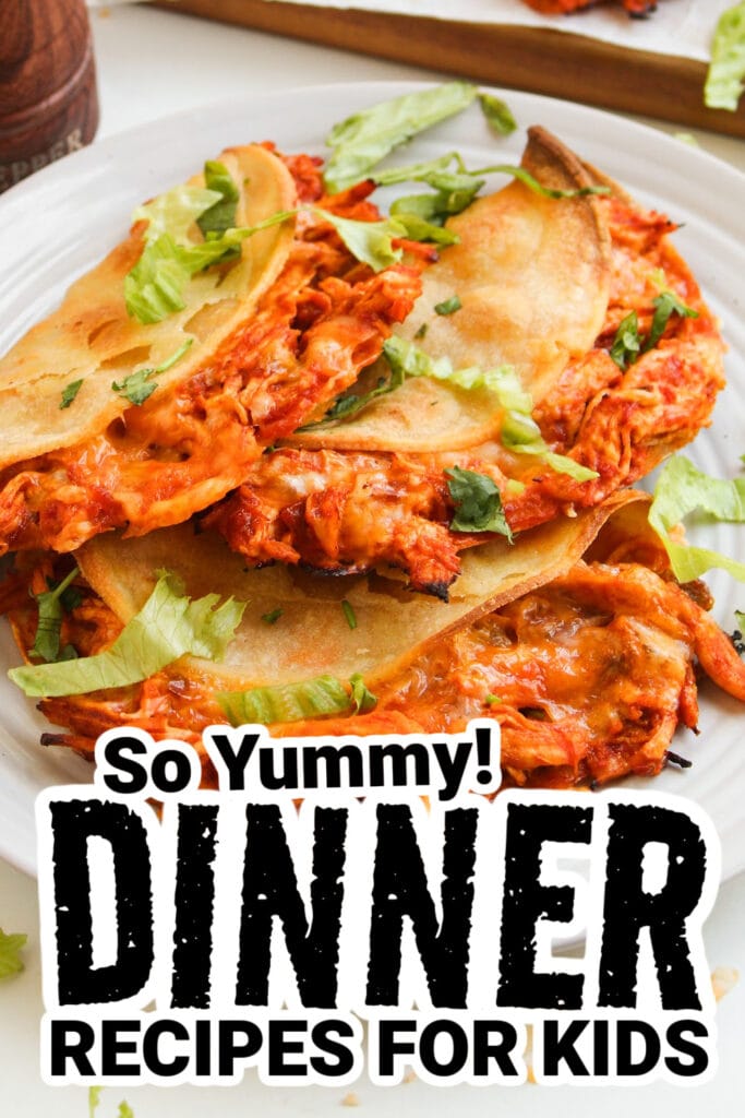 dinner recipes for kids - No-Fry Crispy Baked Chicken Tacos