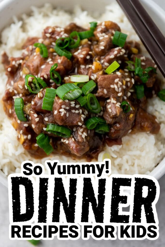 dinner recipes for kids - Slow Cooker Mongolian Beef