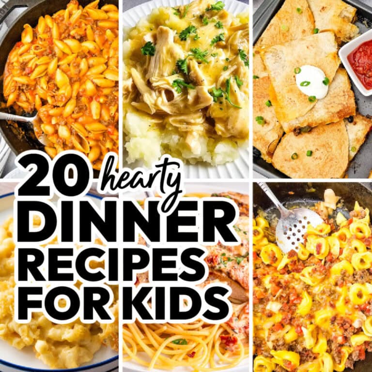 dinner recipes for kids featured image
