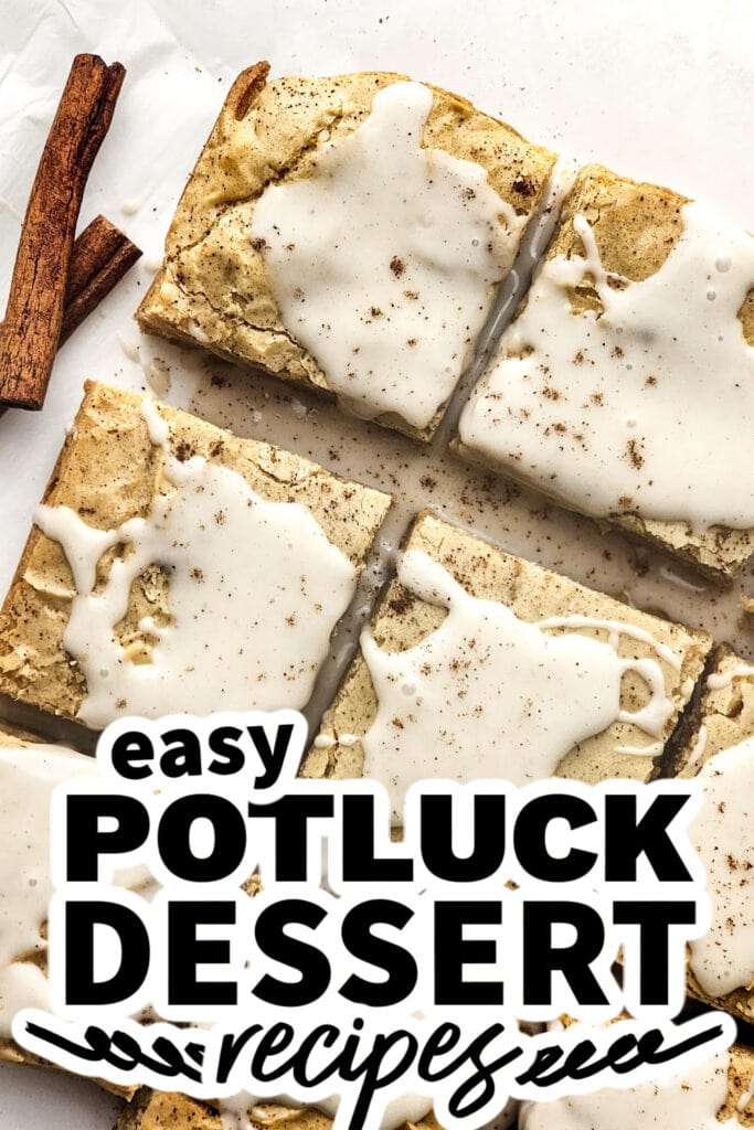 potluck dessert recipes - Chai Latte Blondie