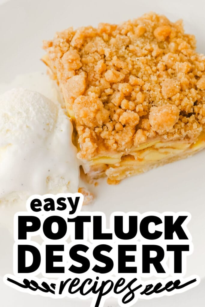 potluck dessert recipes - Old-Fashioned Apple Pie Bars
