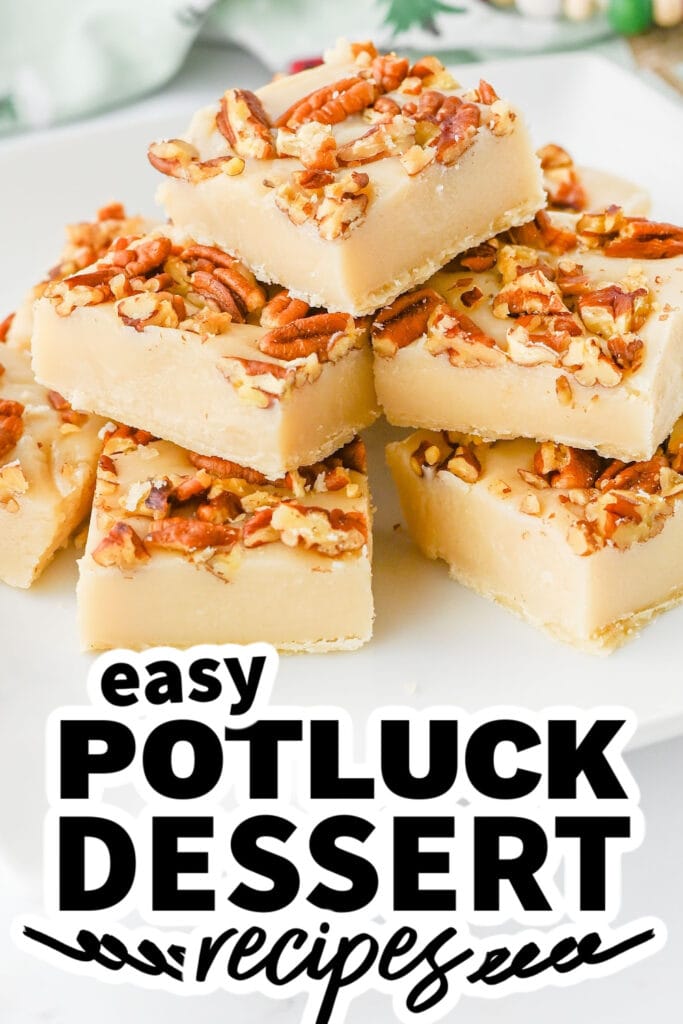 potluck dessert recipes - Pecan Pie Fudge