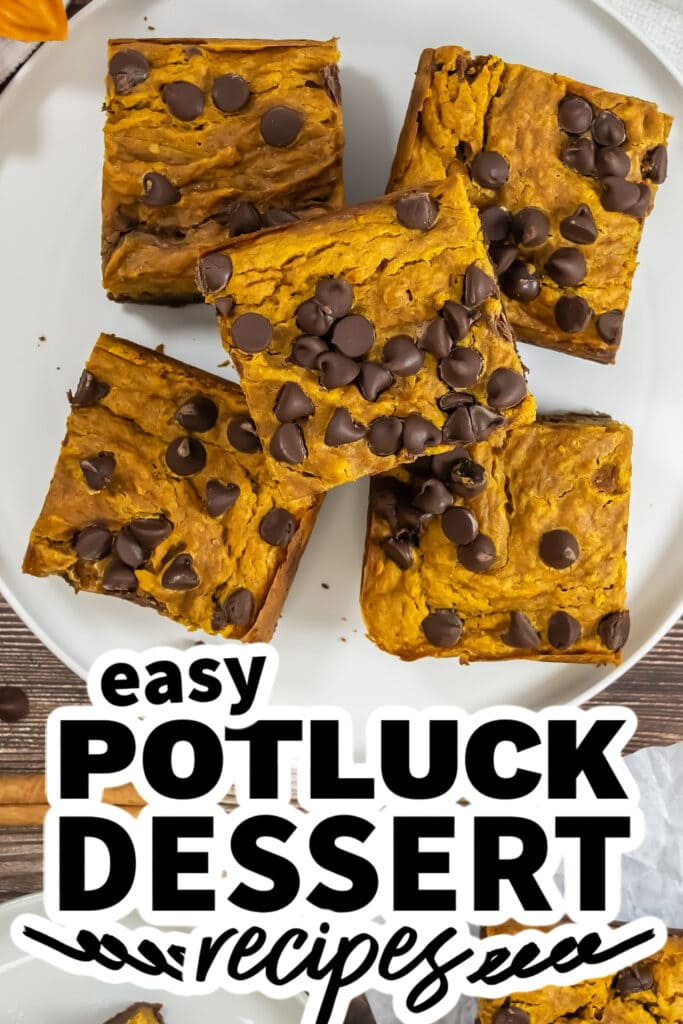 potluck dessert recipes - Pumpkin Brownies