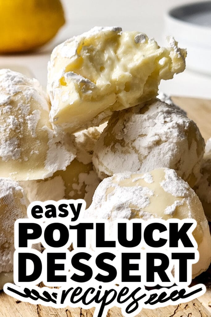 potluck dessert recipes - Sweet Lemon Bar Truffles