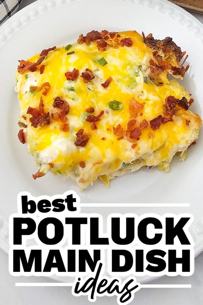 potluck main dish ideas - Cracked Out Chicken Tater Tot Casserole
