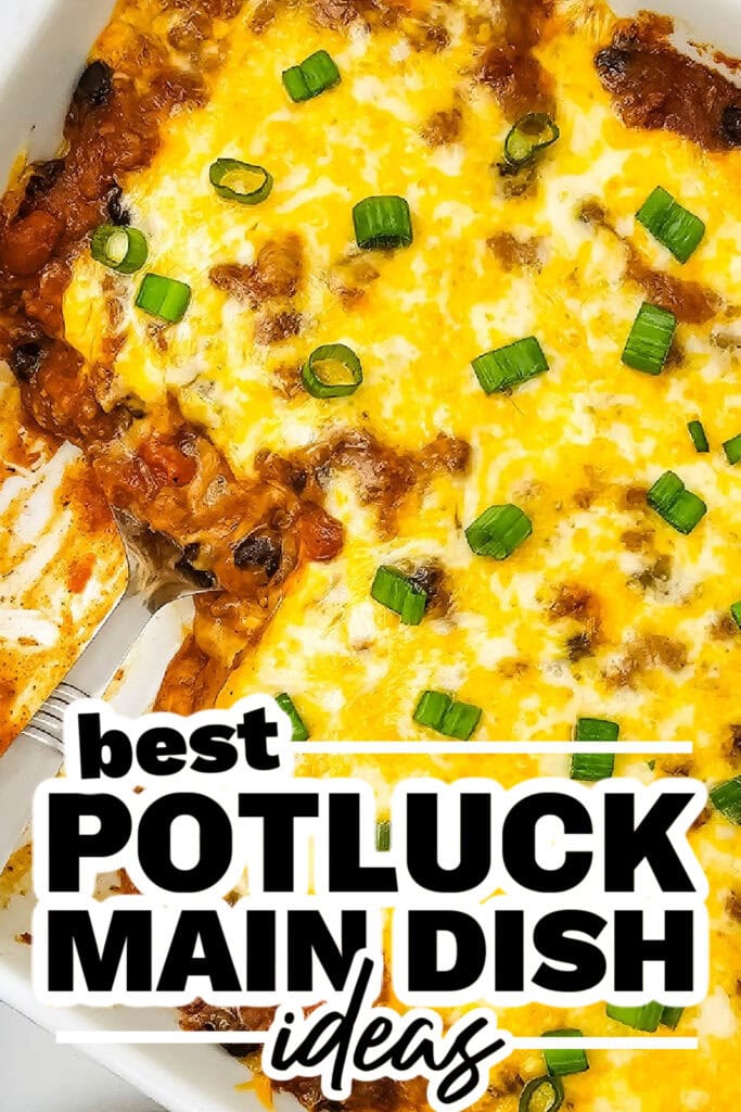 potluck main dish ideas - Mexican Lasagna Tortilla Casserole