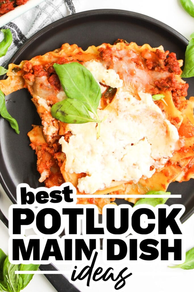 potluck main dish ideas - Sheet Pan Cheesy Lasagna