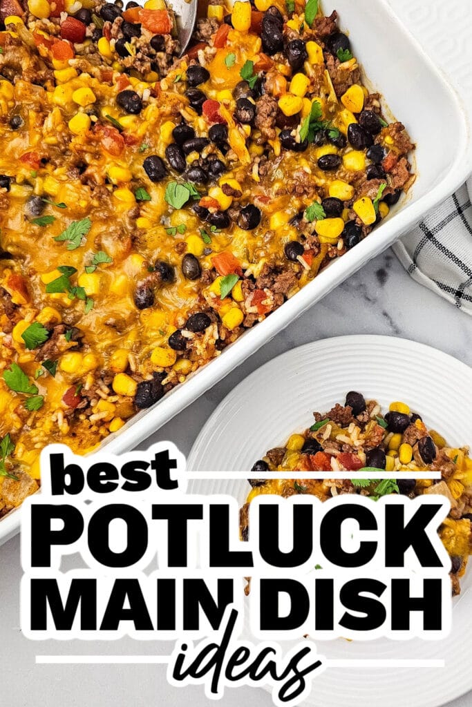 potluck main dish ideas - Taco Rice Casserole