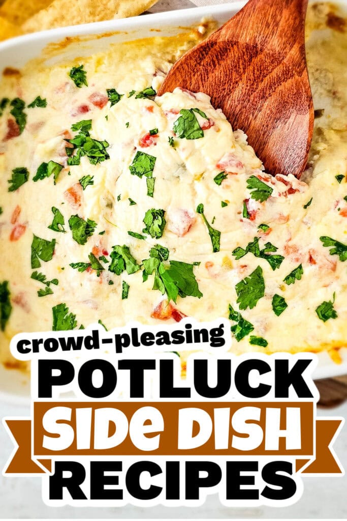 potluck side dish - 4-Ingredient Oven-Baked Queso Dip