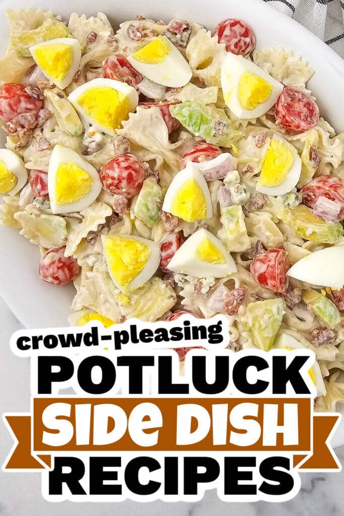 potluck side dish - Cobb Pasta Salad