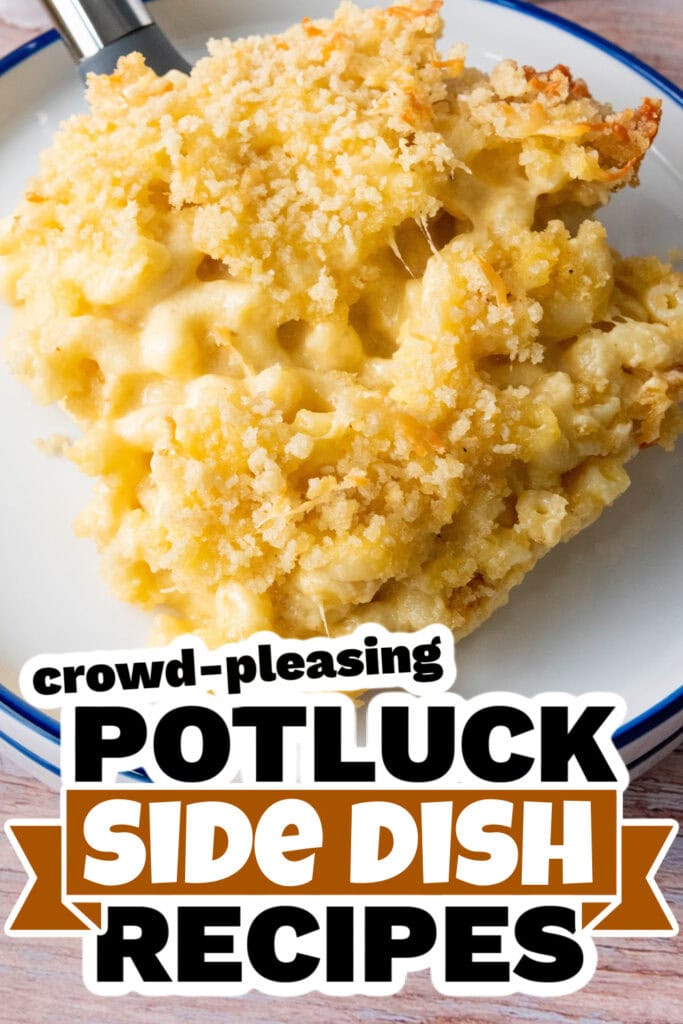 potluck side dish - Creamy Baked Mac and Cheese