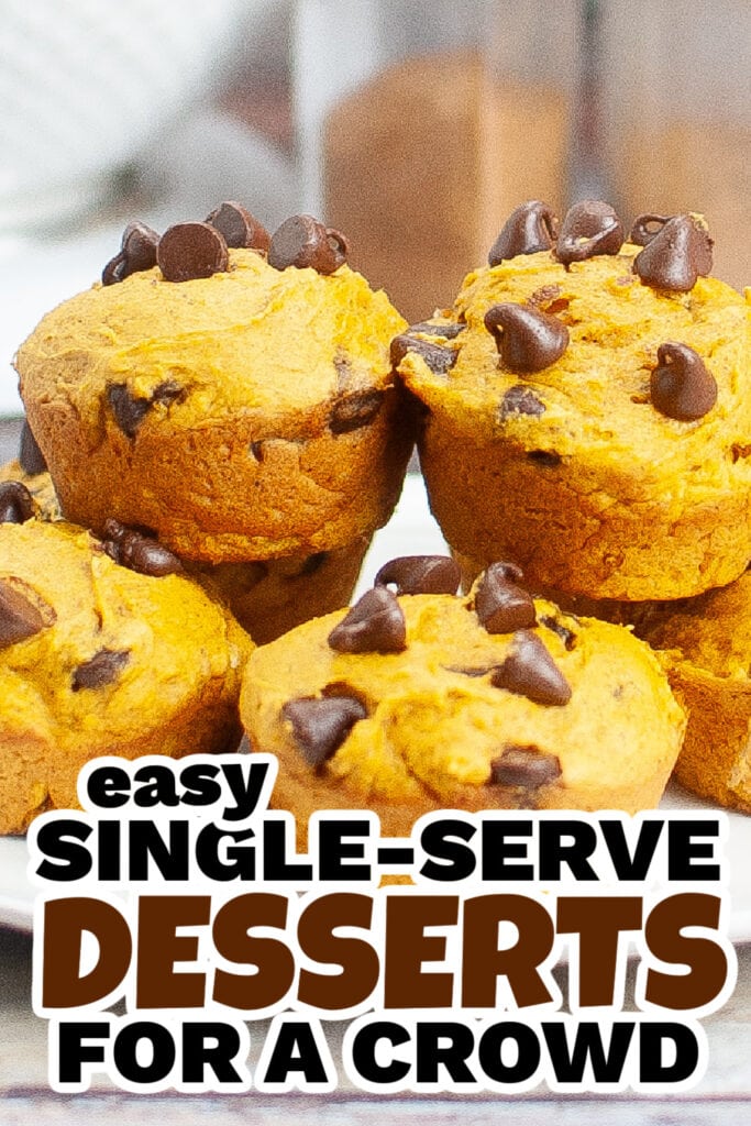 single serve dessert -Pumpkin Spice Muffins