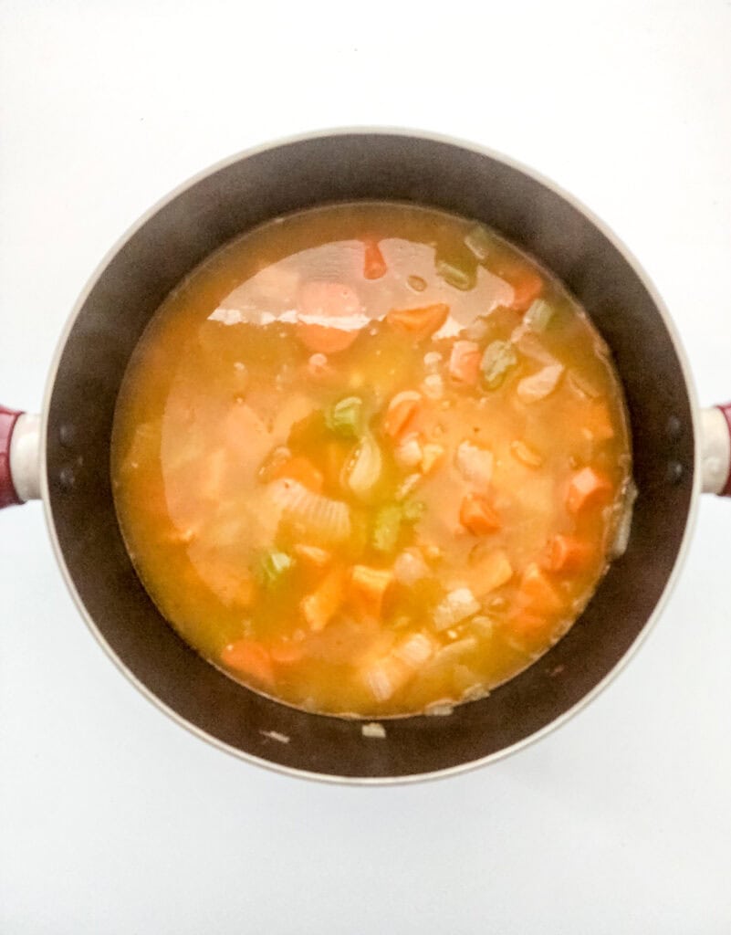 Sweet Potato Soup Process  Photo
