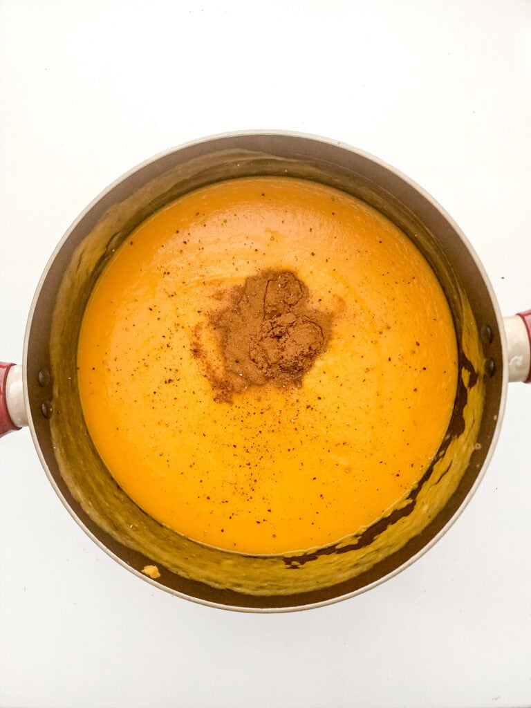 Sweet Potato Soup Process  Photo