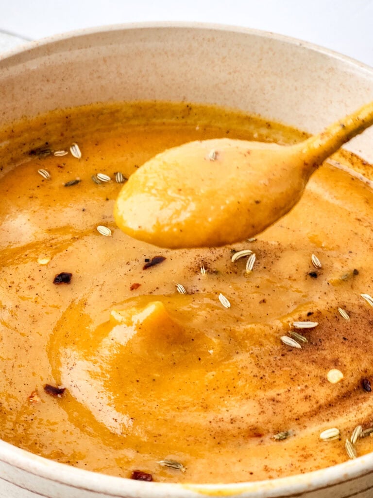 Sweet Potato Soup Process  Photo