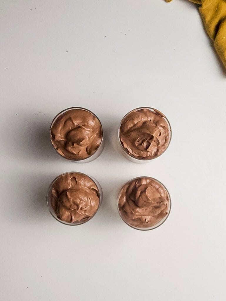 Chocolate Mousse Process Photo