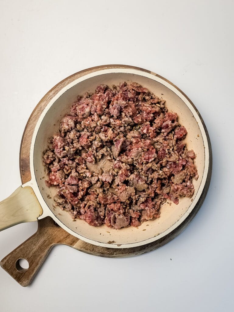 Sheet Pan Pizza Process Photo