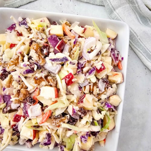 Apple Cranberry Coleslaw