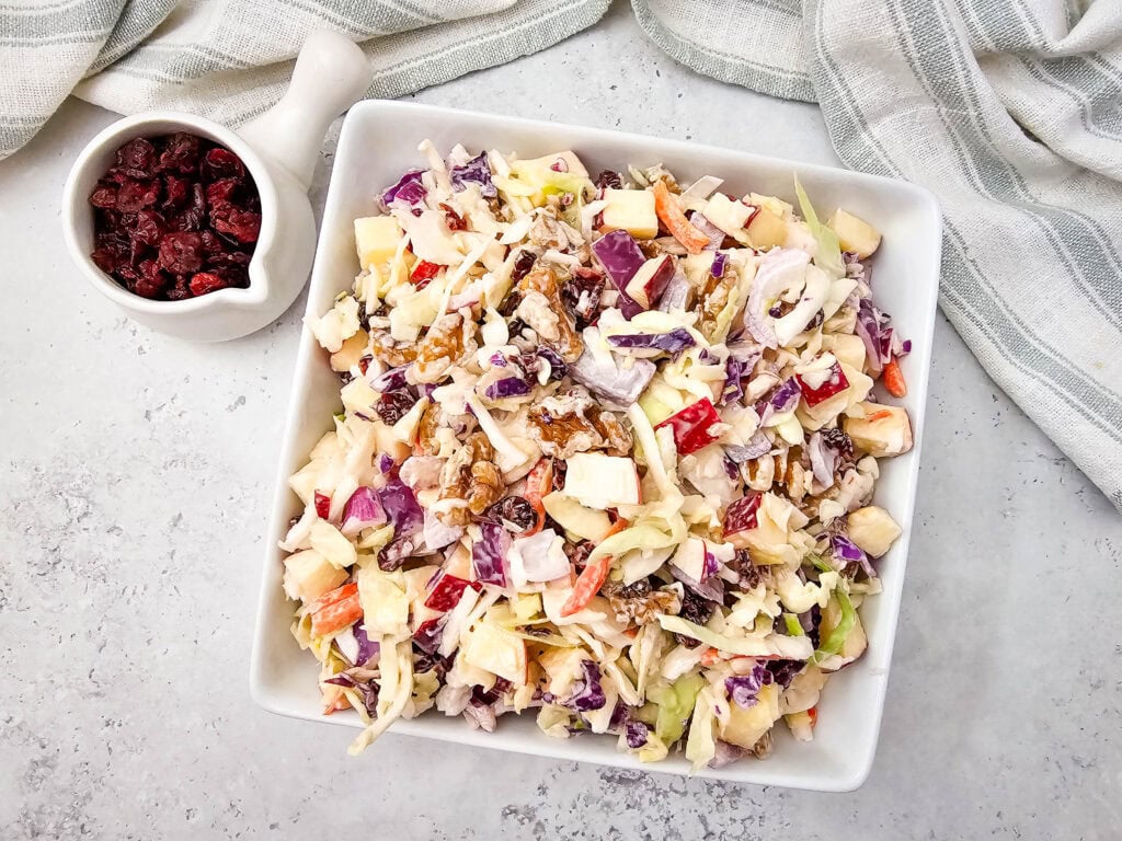 Apple Cranberry Coleslaw