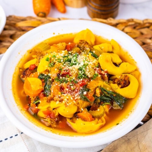 Autumn Tortellini Soup
