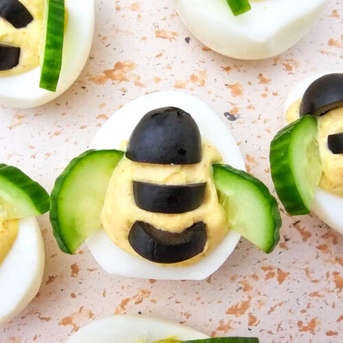Bee Deviled Eggs