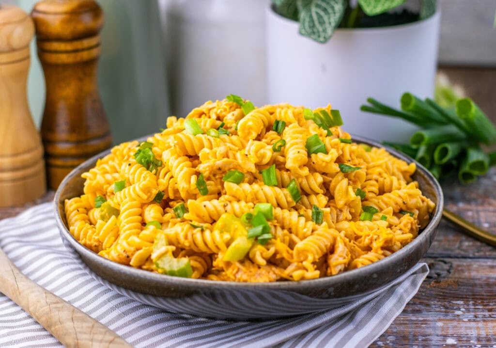 Buffalo Chicken Pasta Salad 
