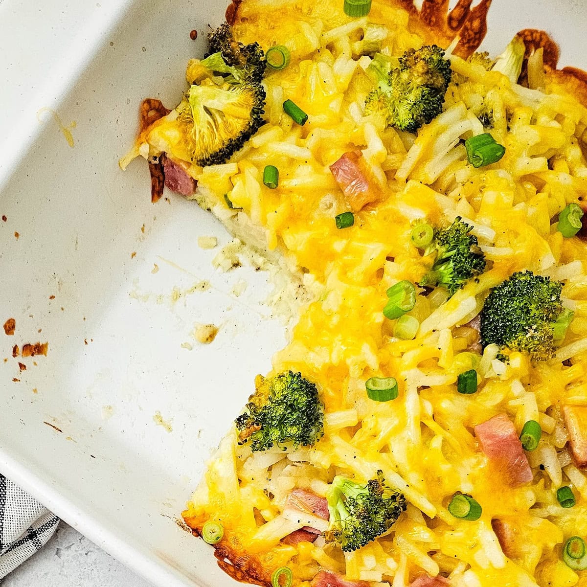 Cheesy Broccoli Breakfast Casserole featured image