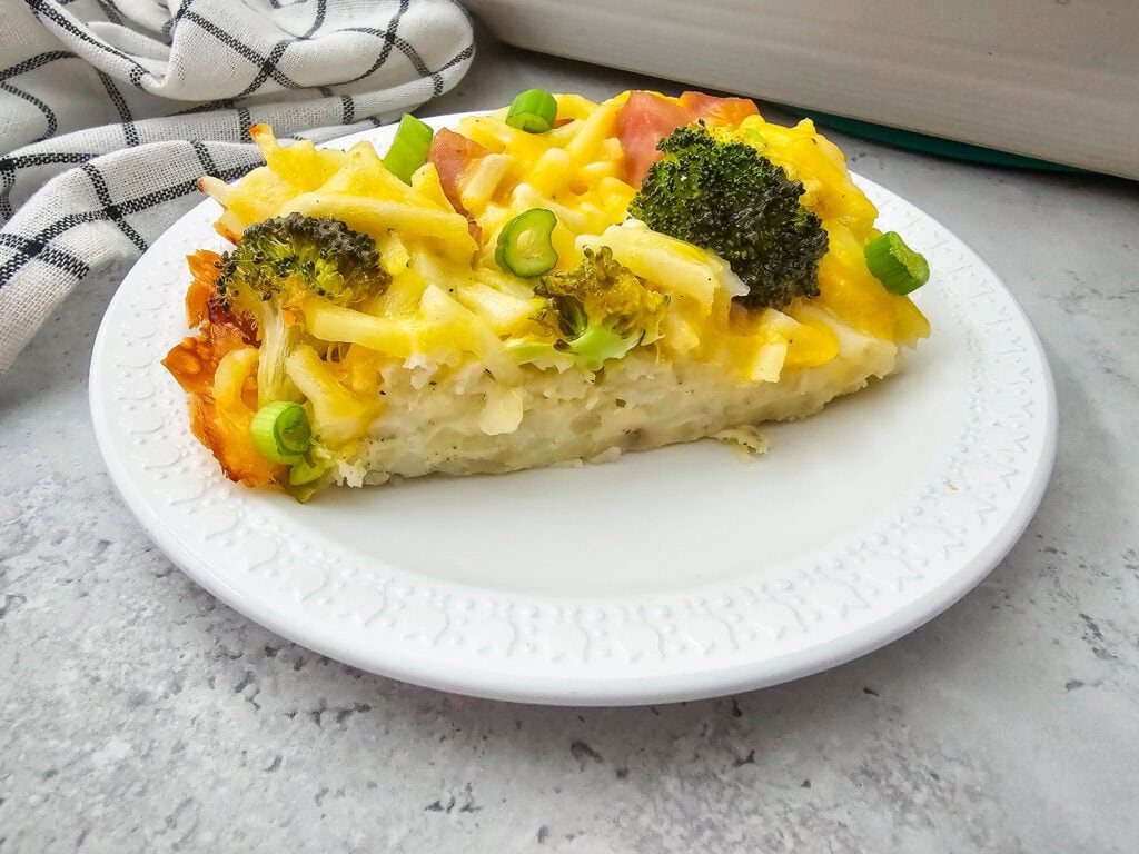 Cheesy Broccoli Breakfast Casserole