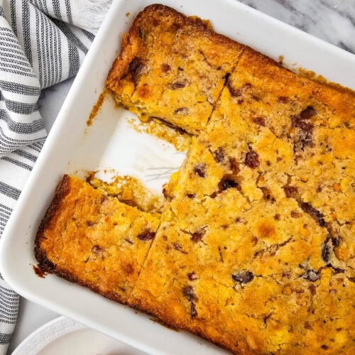 Cranberry Cornbread Casserole
