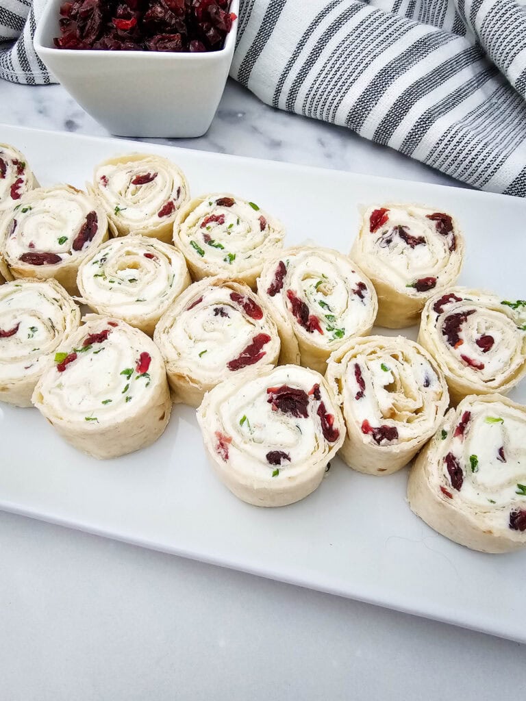 Cranberry Feta Pinwheels Process Photo