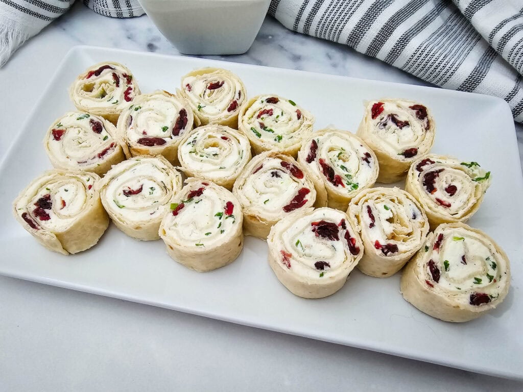 Cranberry Feta Pinwheels
