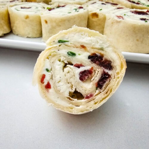 Cranberry Feta Pinwheels