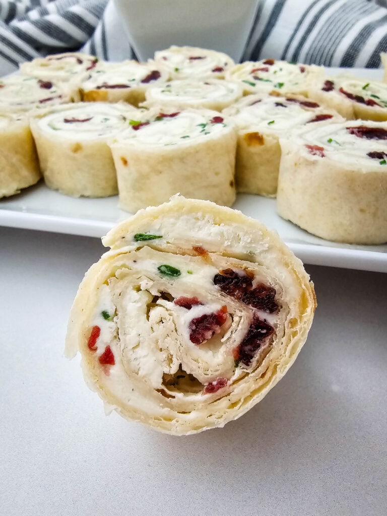 Cranberry Feta Pinwheels Process Photo