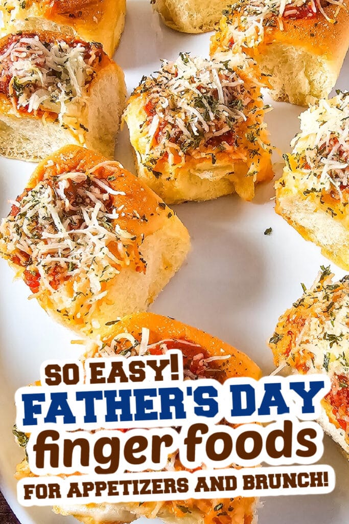 Father's Day Finger Foods - Meatball Sliders
