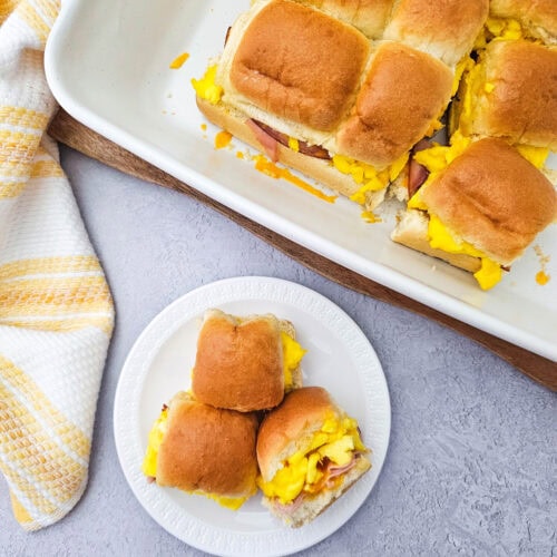 Ham and Cheese Breakfast Sliders