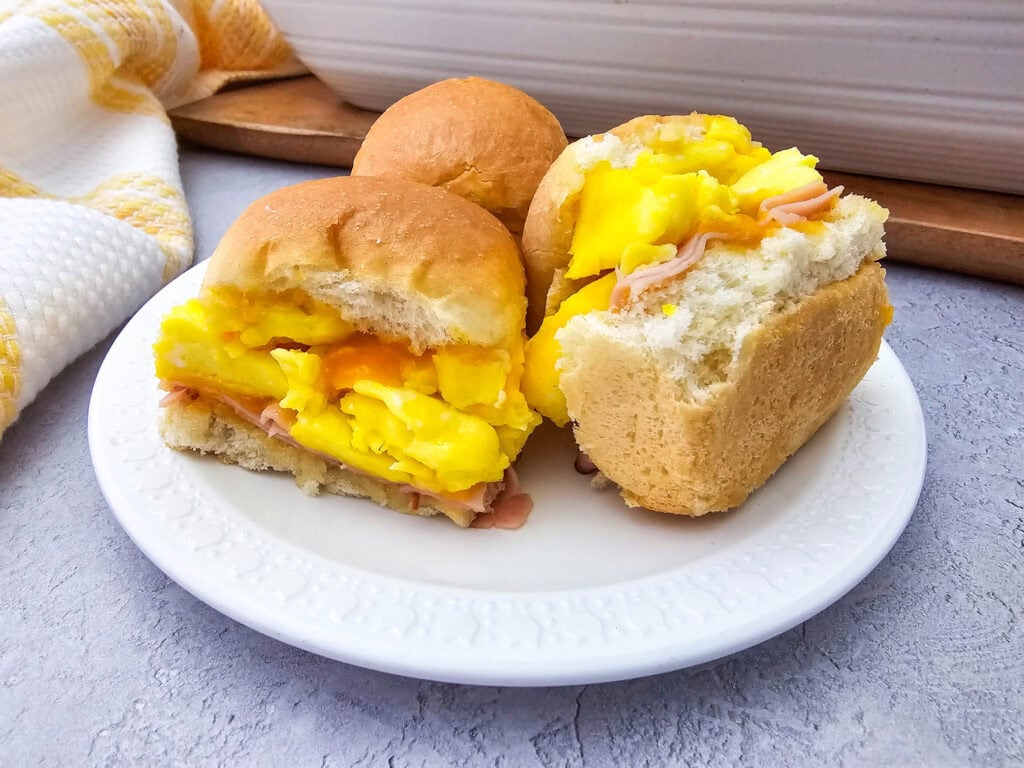 Ham and Cheese Breakfast Sliders