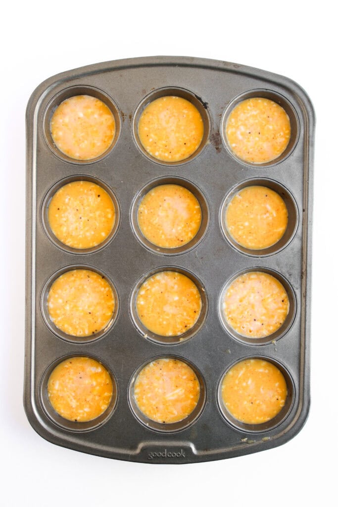 Classic Ham & Cheese Egg Bites Process Photo