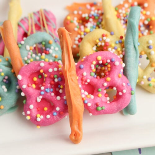 Butterfly Chocolate Covered Pretzels