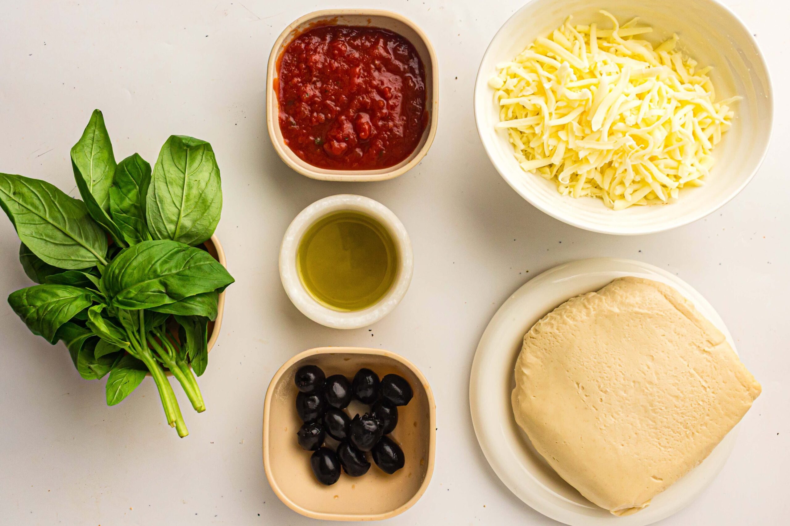 Lunchbox Pizza Muffins Process Ingredients