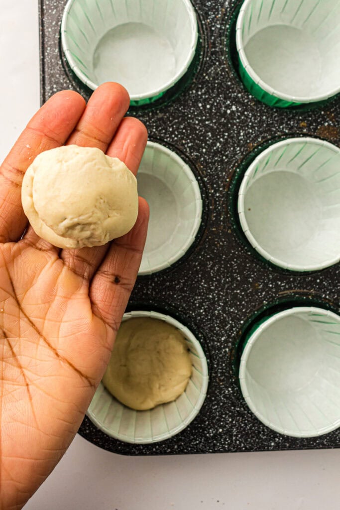 Lunchbox Pizza Muffins Process Photo
