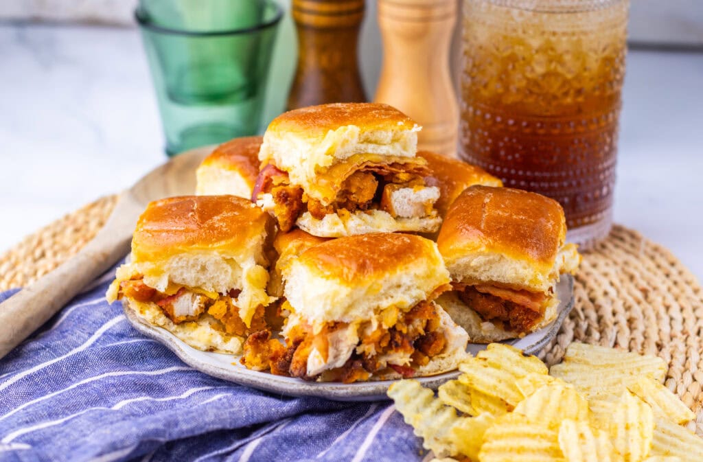 Maple Butter Chicken Bacon Sliders