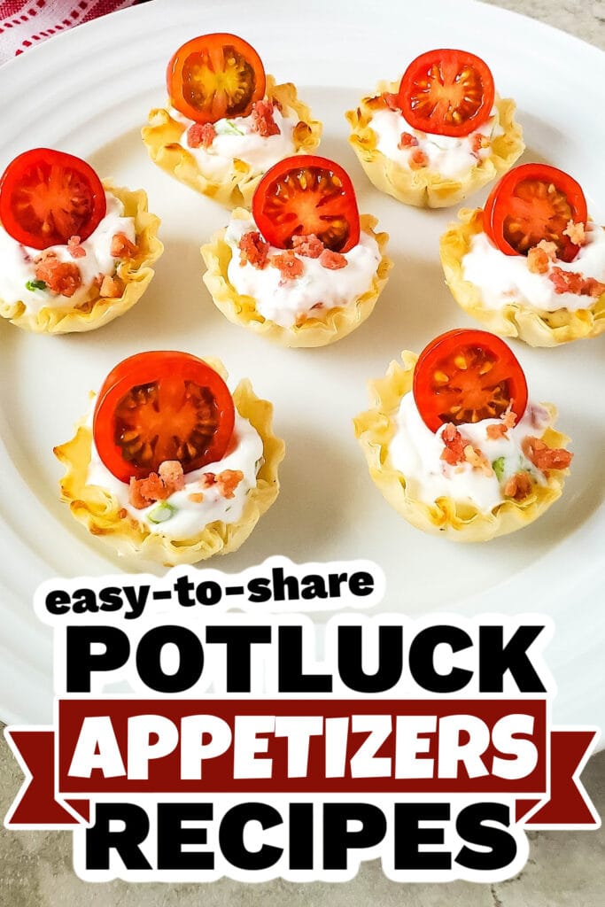 Potluck Appetizers -BLT Phyllo Party Bites
