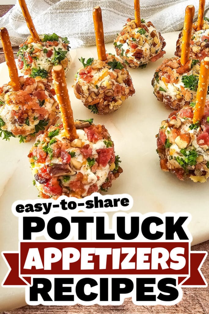 Potluck Appetizers -Cracked Out Cheeseball Bites
