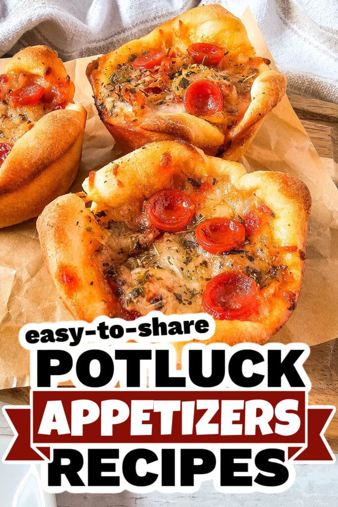 Potluck Appetizers - Pepperoni Pizza Puffs