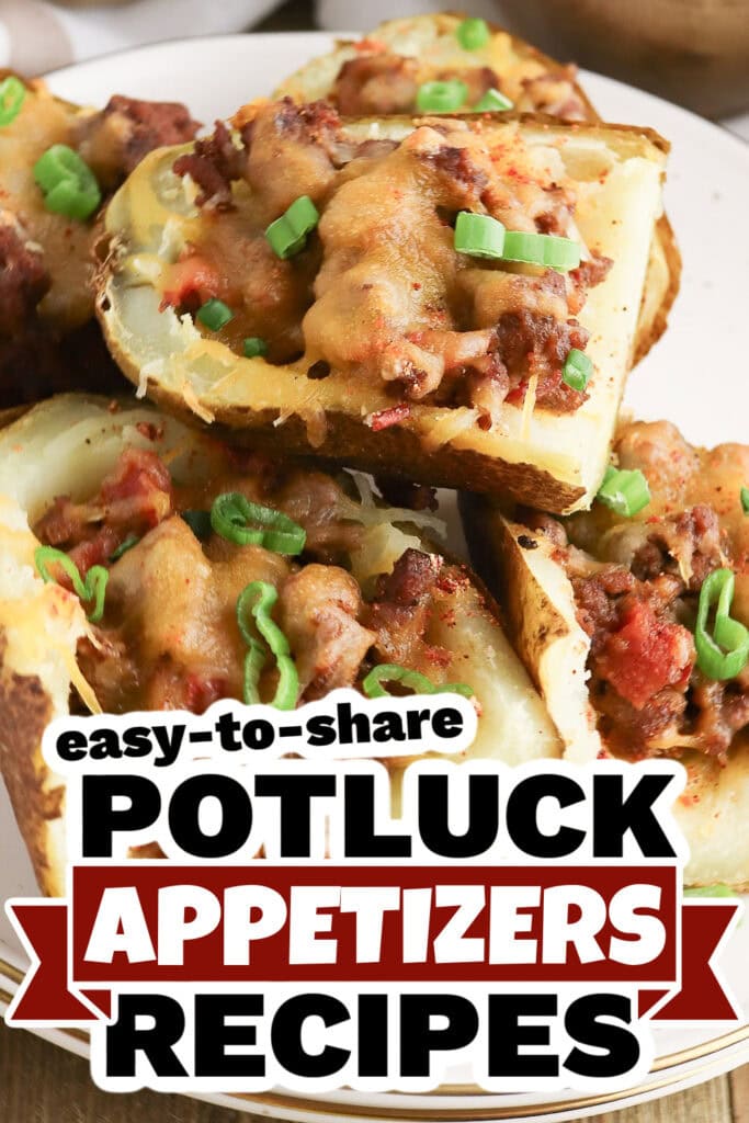 Potluck Appetizers -Potato Skin Tacos