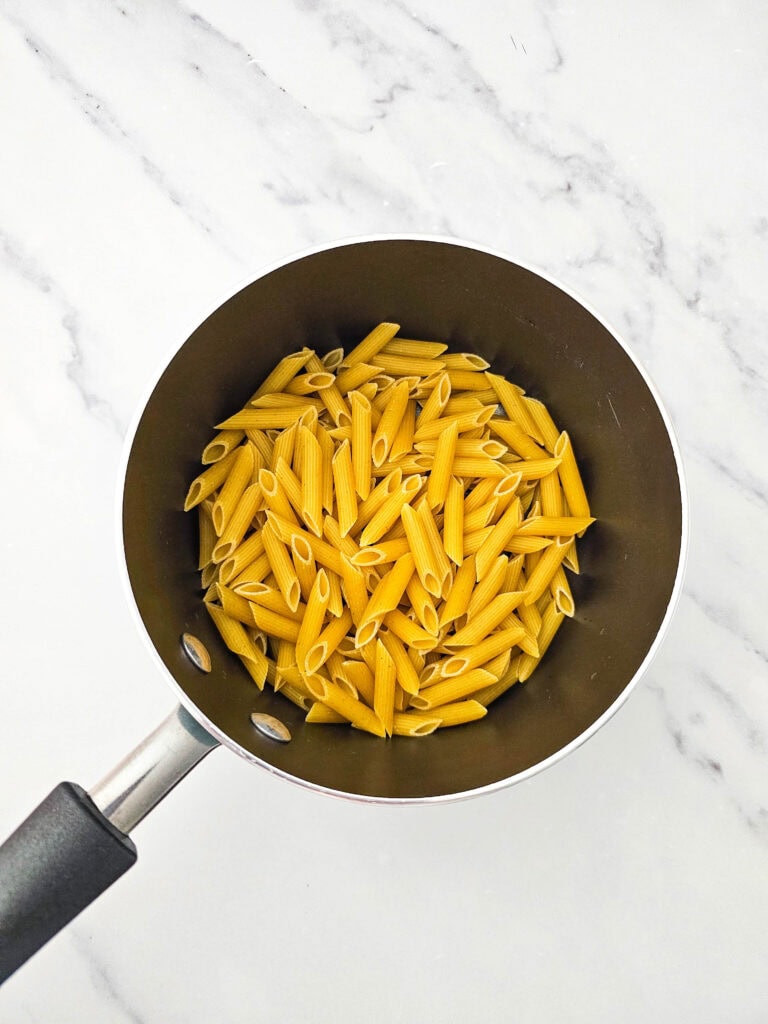 Caesar Pasta Salad Process Photo