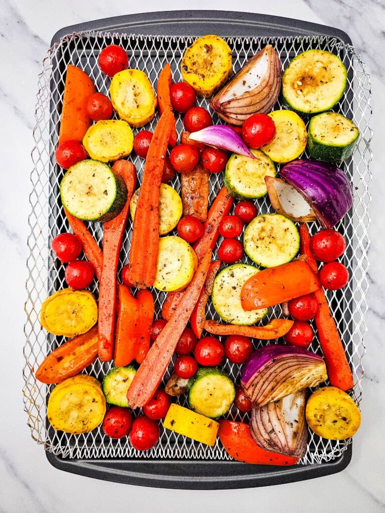 Grilled Vegetable Platter Process Photo