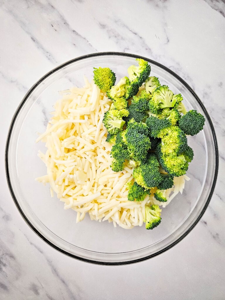 Cheesy Broccoli Breakfast Casserole Process Photo
